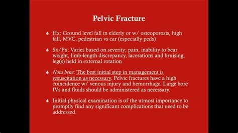 Pelvic Fractures - CRASH! Medical Review Series - YouTube