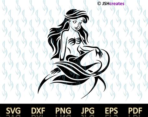 Mermaid Svg Mermaid Svg Girl Svg Cute Svg Dxf Png Cute - Etsy