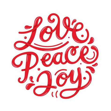 Peace Love Joy Lettering Typography 242390 Vector Art at Vecteezy