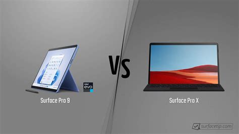 Surface Pro 9 vs. Surface Pro X - Detailed Specs Comparison