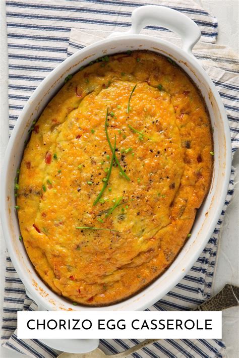 Chorizo Egg Casserole | Recipe | Chorizo and eggs, Egg casserole, Keto recipes dinner