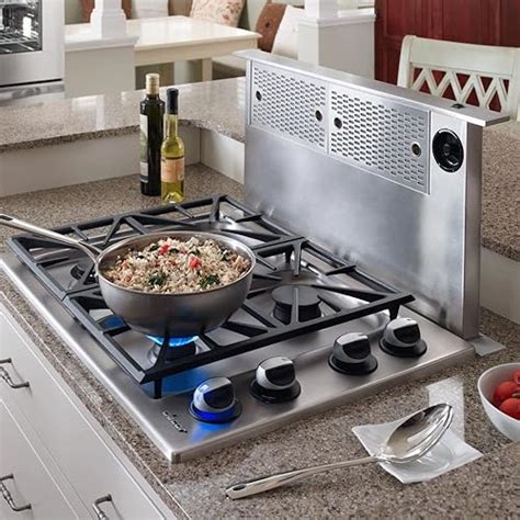 Island Cooktop Downdraft Ventilation