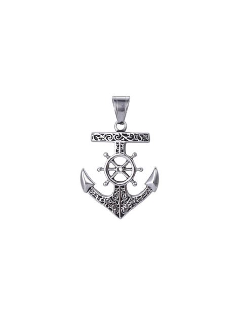 Pendant Marine anchor - stainless steel