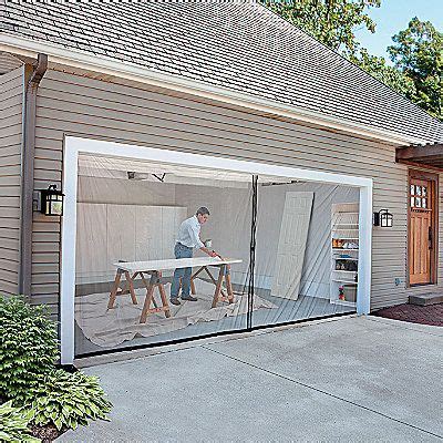 2-Car-Garage Screen Kit (16' W x 7' tall) | Garage doors, Contemporary ...