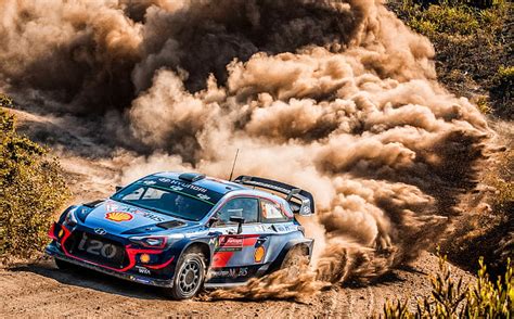 HD wallpaper: Auto, Dust, Sport, Machine, Race, Skid, Hyundai, Car, WRC ...