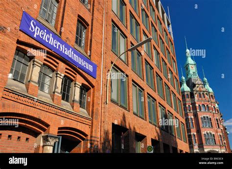 The Speicherstadtmuseum at St. Annenufer in the historical ...