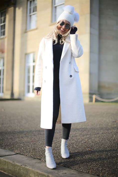 Emtalks: A White Christmas; Styling A White Coat And Monochrome Outfit