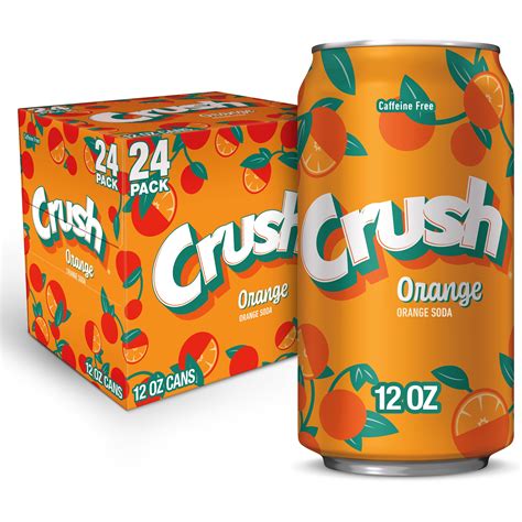 Crush Orange Soda, 12 fl oz cans, 24 pack - Walmart.com