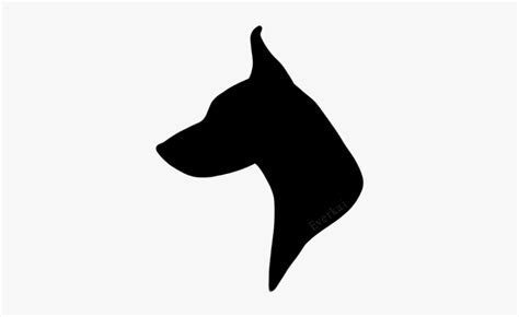 Dog Head Silhouette - Dog Head Silhouette Png, Transparent Png ...