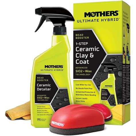 Mothers Ultimate Hybrid Ceramic Clay & Coat Kit - Walmart.com - Walmart.com