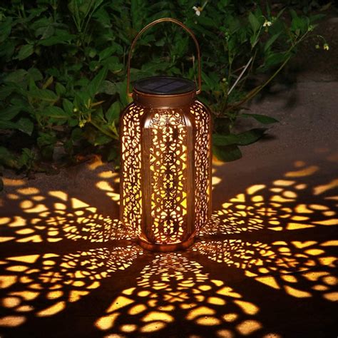 20X Waterproof Solar Lantern Hanging Light Led Candle Yard Patio Garden ...