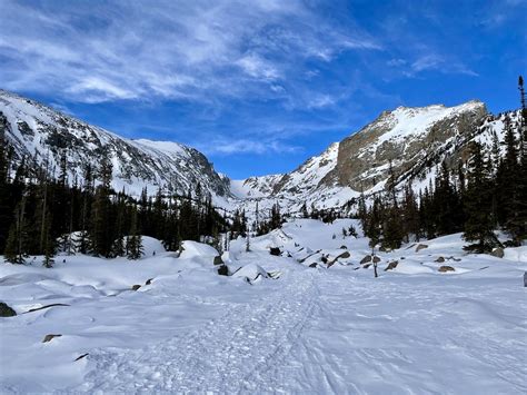 Lake Haiyaha winter scene | The winter scene at frozen Lake … | Flickr