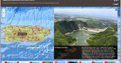 Mapa - Embalses principales de Puerto Rico | Redescubriendo a Puerto Rico