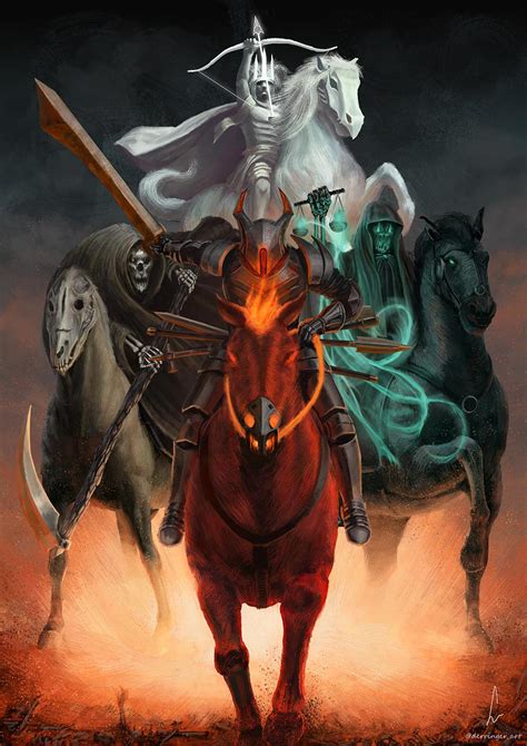 Four horsemen, Digital, 2019 : r/Art