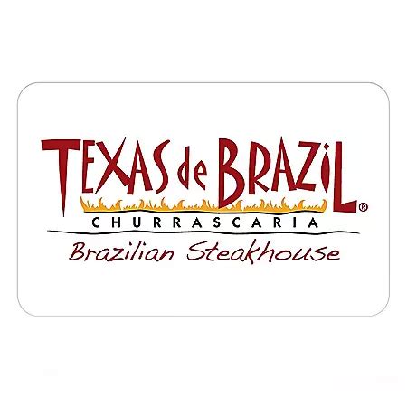 Texas de Brazil Brazilian Steakhouse $100 Gift Card for $79.98 - Sam's Club