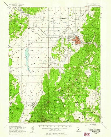 Map Of Cedar City Utah - Maping Resources