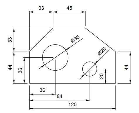 learn-AutoCAD Basic Drawing, Technical Drawing, Drawing Ideas, Mechanical Projects, Mechanical ...