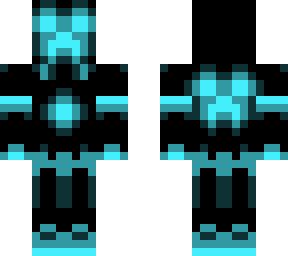 Blue Creeper | Minecraft Skin