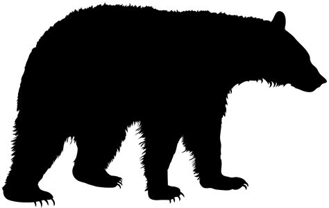 Black Bear Silhouette | Free vector silhouettes