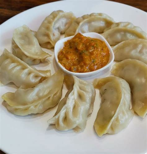 Classic Nepali MOMO Recipe with achar chutney dipping sauces (Nepali Meat and Vegetables ...