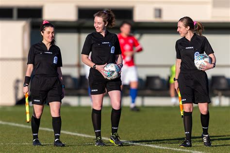 Capital Football history as all-female referee team officiate NPL1 Men ...