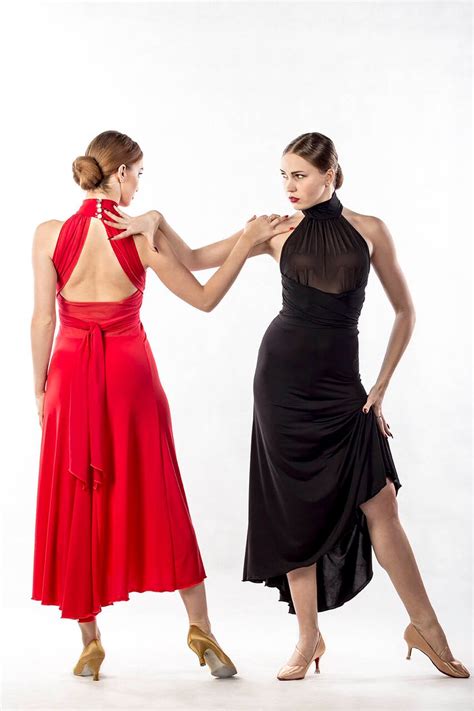 Tango Dress - Red | ZEM DancesportUK