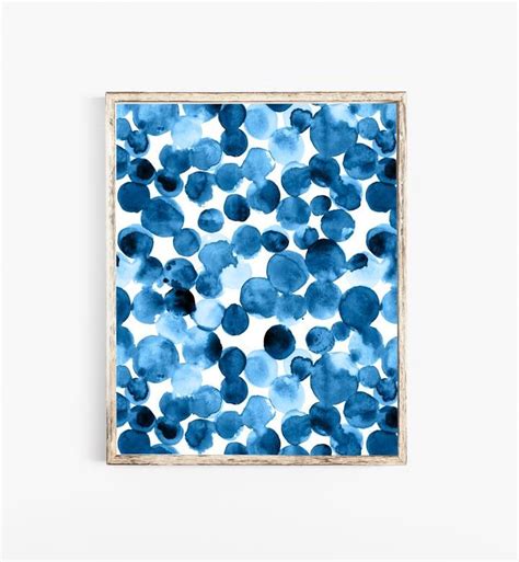 Blue Abstract Watercolor Print | Blue abstract painting, Modern watercolor art, Blue abstract art