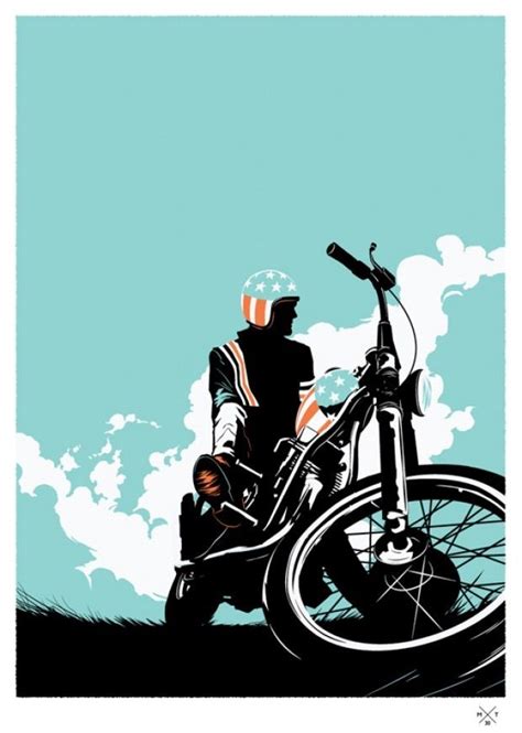 "Easy Rider" one of the best movies ever made | Bike art, Biker art, Motorcycle illustration