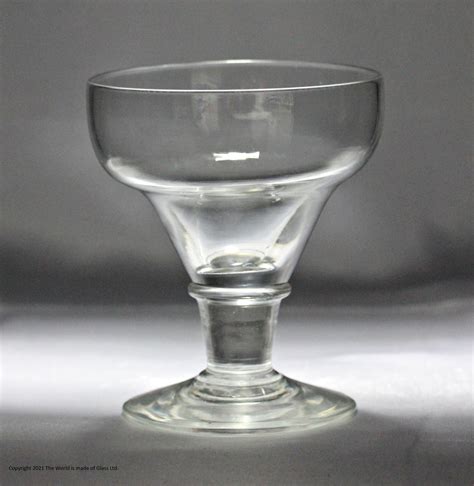 Late Georgian double ogee bowl rummer glass - 19th Century Glass