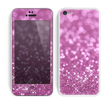 The Pink Unfocused Glimmer Skin for the Apple iPhone 5c – DesignSkinz