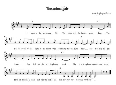 The Animal Fair Karaoke, Sing-along Video, MP3 Free Download