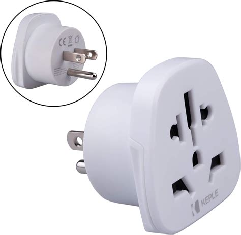 US USA, Japan Japanese Adapter Travel Type B Plug to UK, AUS Australia, EU Europe European ...