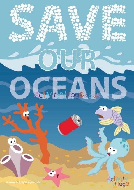 Save Our Oceans Poster