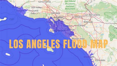 Los Angeles flood map (0 - 60 m) #mapper #climatechange #worldmap # ...