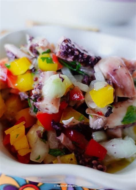 Octopus Salad Recipe - Helena Recipes