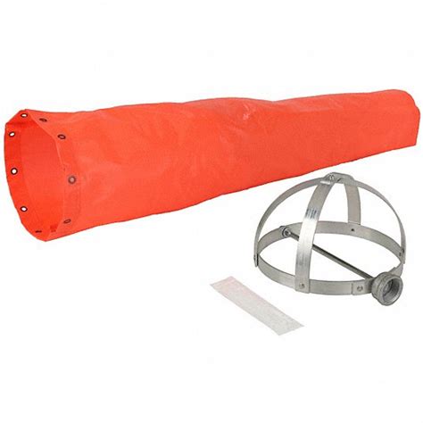 Nylon, 36 in Lg, Windsock Kit - 3LWE4|3LWE4 - Grainger