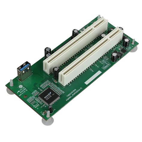 PCI Express to PCI Adapter Card PCIe to Dual Pci Slot Expansion Card USB 3.0 Add on Cards ...