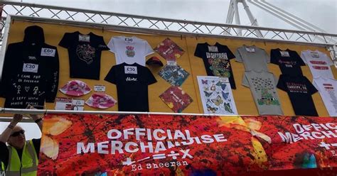 Ed Sheeran 2022 Mathematics tour merchandise prices for t-shirts, hoodies and more - Chronicle Live