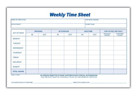 Employee Time Sheets Printable | shop fresh