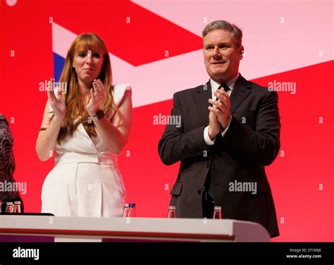 Labour Leader, Sir Keir Starmer with Deputy Leader Angela Rayner at the ...