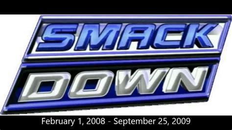 WWF/E Smackdown logo history 1999- future (2015) - YouTube