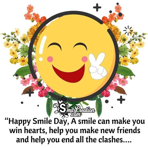 Happy Smile Day Messages - SmitCreation.com