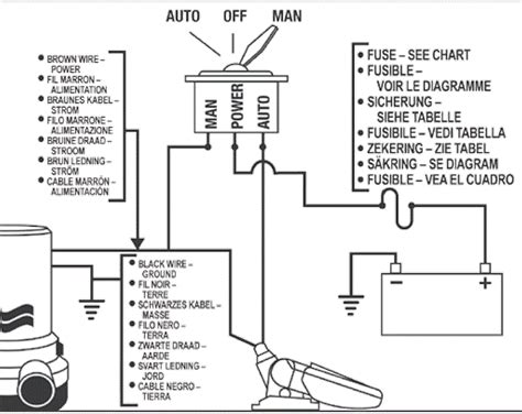 Seaflo Auto Bilge Pump Switch Wiring