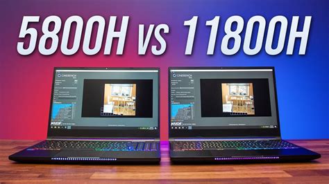 AMD Ryzen 7 5800H vs Intel i7-11800H - Best 8 Core Laptop CPU? - YouTube