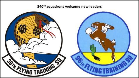 340th FTG names new squadron leadership teams > 22nd Air Force > Article Display