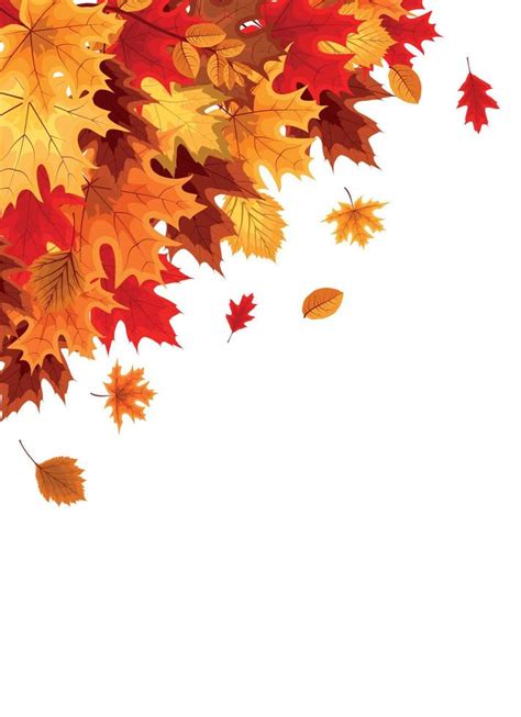 Abstract Vector Illustration Background with Falling Autumn Leaves. 4563384 Vector Art at Vecteezy