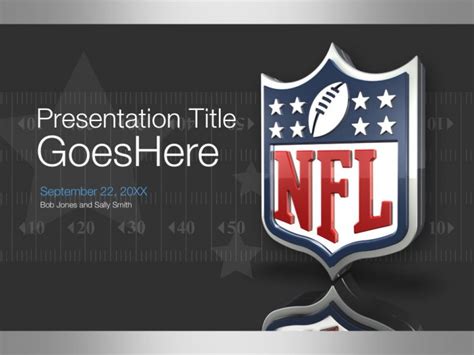 NFL Football PowerPoint Template – TrashedGraphics