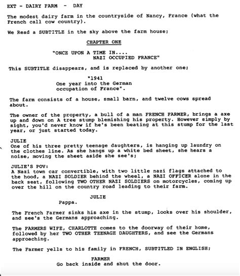 Best Opening 10 Pages of a Screenplay Ever?