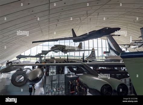 Inside the American Air Museum, Imperial War Museum, Duxford ...