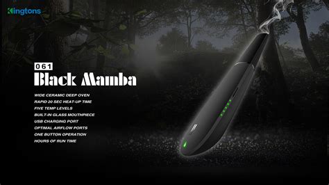 Kingtons BLK Black Mamba Dry Herb Vaporizer|Kingtons Tech Co,.LTD